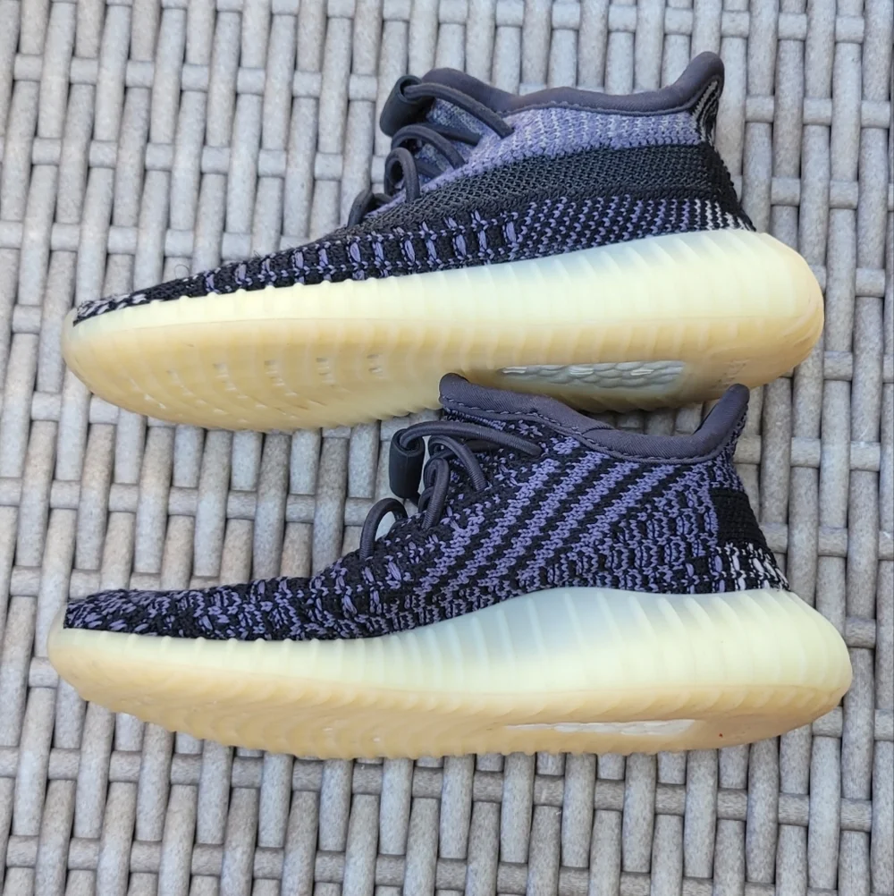 Adidas Yeezy Boost 350 V2 Black and Purple Shoes